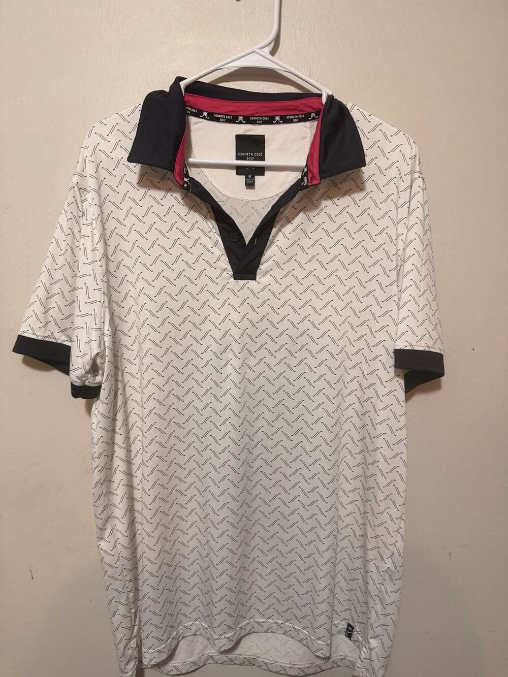 Kenneth Cole Golf Shirt Lot Medium